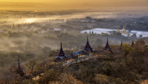 View from Mandalay Hill
