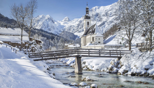 Alpine church in Austria