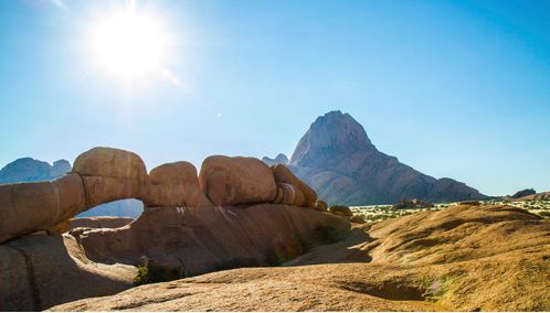 Rocks and mountains in Namibia