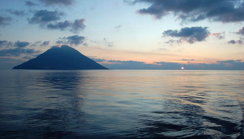 Italy island sunset