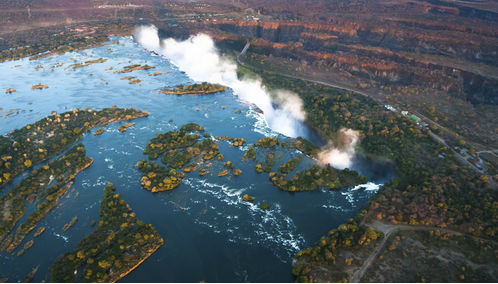 Victoria Falls Aerial View