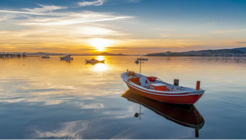 Aegean Sea fishing boats