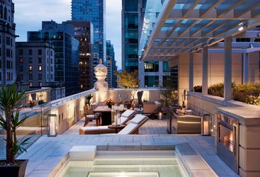 Terrace at Rosewood Hotel Georgia, luxury hotel in British Columbia, Canada