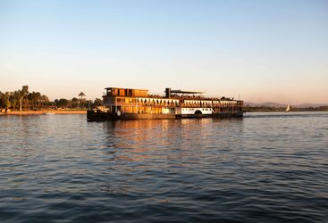 Steam Ship Sudan on the Nile