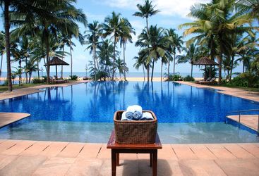 pool at Neeleshwar Hermitage, luxury hotel in India