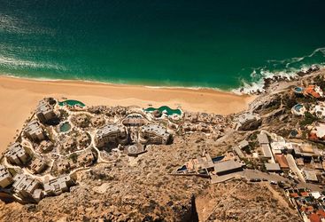 Aerial view of Capella Pedregal, luxury hotel in Mexico