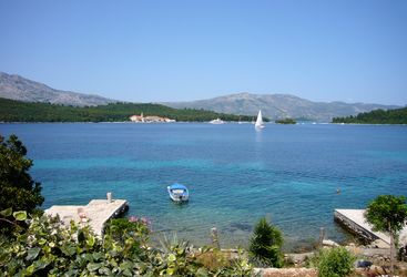 Ocean view at Lesic Dimitri Palace, luxury hotel in Croatia