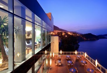 View from Hotel Bellevue, luxury hotel in Croatia