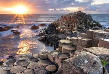 An image of Giant's Causeway located in County Antrim, Northern Ireland