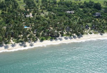 Aerial View of Tides Lodge, luxury hotel in Tanzania, Africa