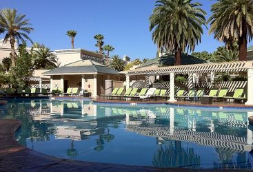 The pool at Four Seasons Las Vegas, luxury hotel in Las Vegas