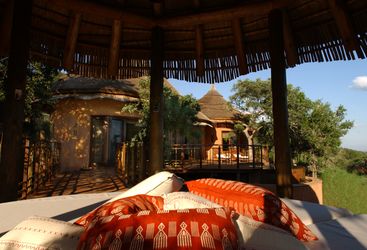 View of Villa at Thanda Private Game reserve, luxury hotel in South Africa