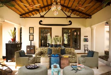 Interior at Baghvan, luxury hotel in India