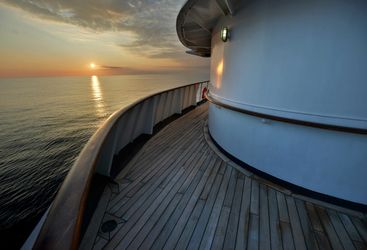 Promenade deck - sunset