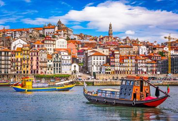 Porto city from the river