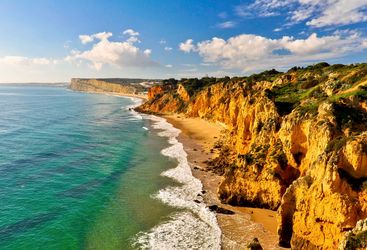 The Algarve coastline