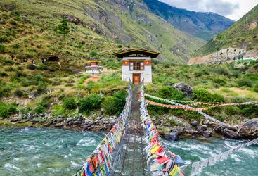 Bridge of Tachong Lhakhang Monastery