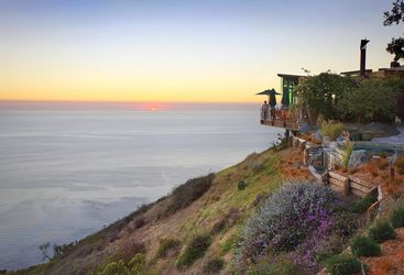 Cliffside sunset