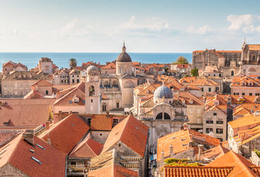 Old buildings rooftops
