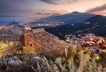 Taormina at night