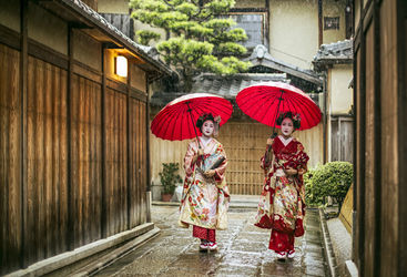 Geishas in Gion