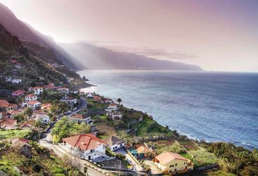 Coast meets town, Madeira