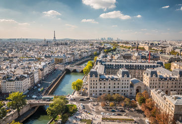 Panoramic view of Paris