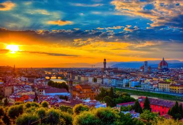 Florence sunset