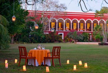 Private dining at Hacienda Temozon