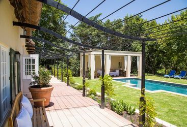 Lodge pool view