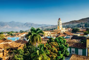 View overlooking Trinidad in Cuba
