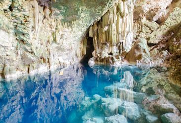 Turquoise caves in Cuba