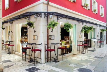 Hotel bar exterior
