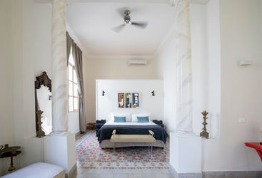 Inside the bright bedrooms