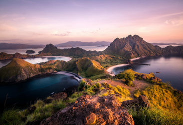 Sunset at Komodo Island