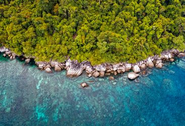 sea around tioman island