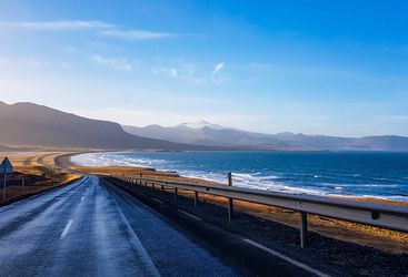 road coast iceland