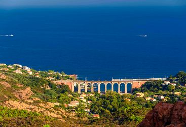 french riviera train