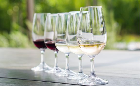 Image of wine tasting glasses