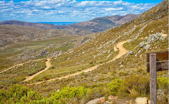 View across the Swartberg Pass