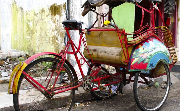 Rickshaw, Indonesia