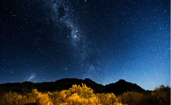 Starry sky in KwaZulu-Natal