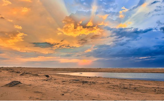 Beach sunset, KwaZulu-Natal