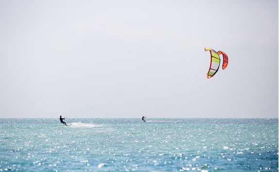 Kite surfing on Sanur beach