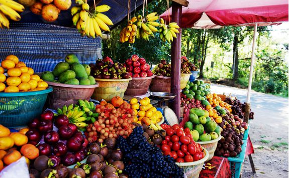 Bali market stall