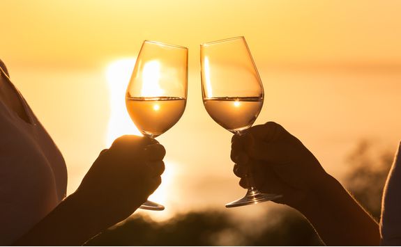 Sunset drinks in Lombok