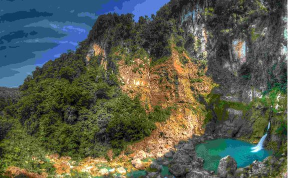waterfall sumba island