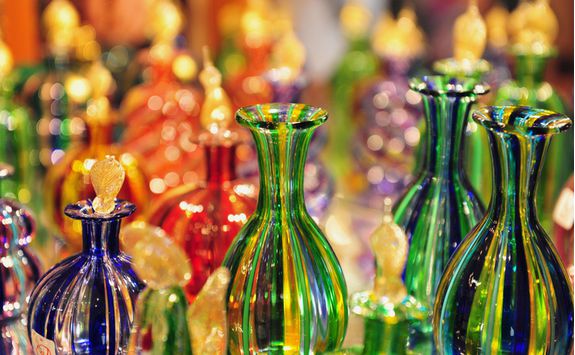 murano coloured glass