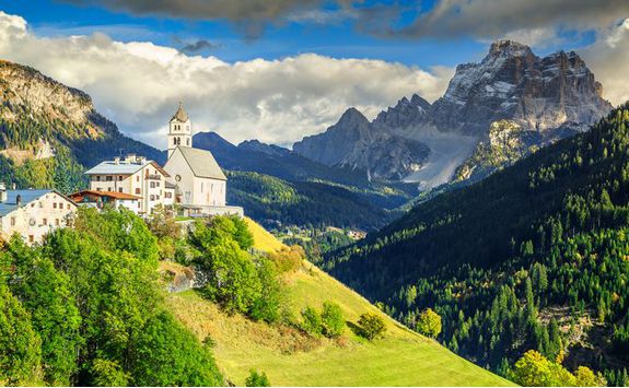 dolomites church