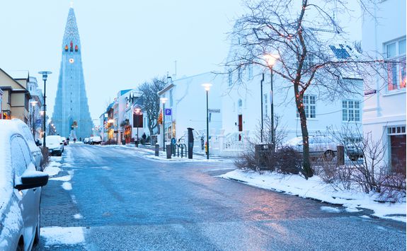 A street in Reykjavik